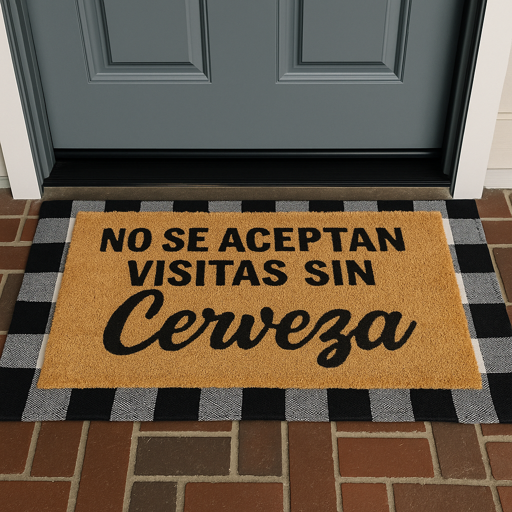 "No Visitors Accepted Without Beer"