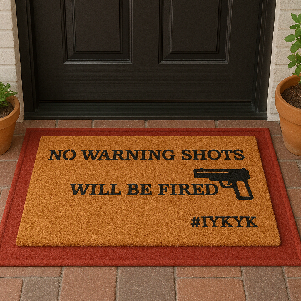 No Warning Shots Will Be Fired #IYKYK
