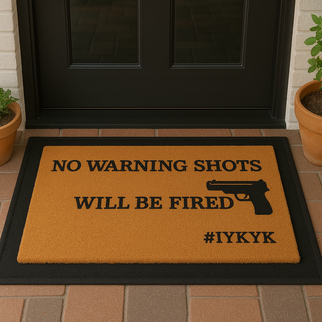 No Warning Shots Will Be Fired #IYKYK
