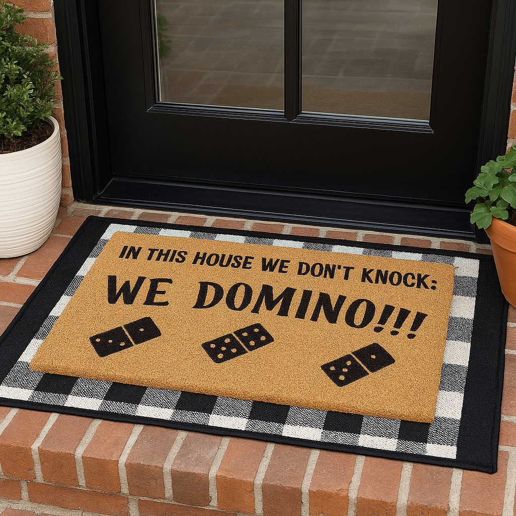 In This House We Don't Knock; WE DOMINO!!!