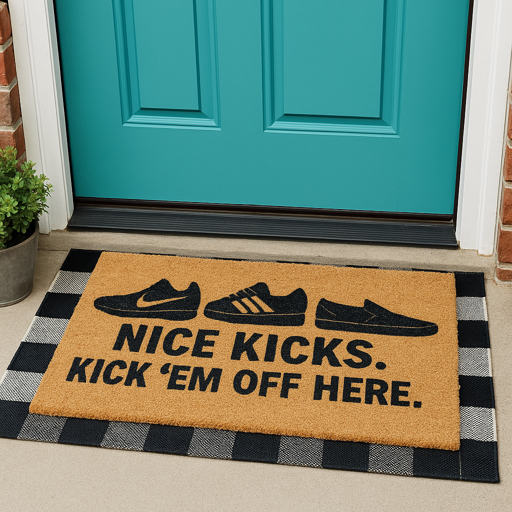 Nice Kicks. Kick 'Em Off