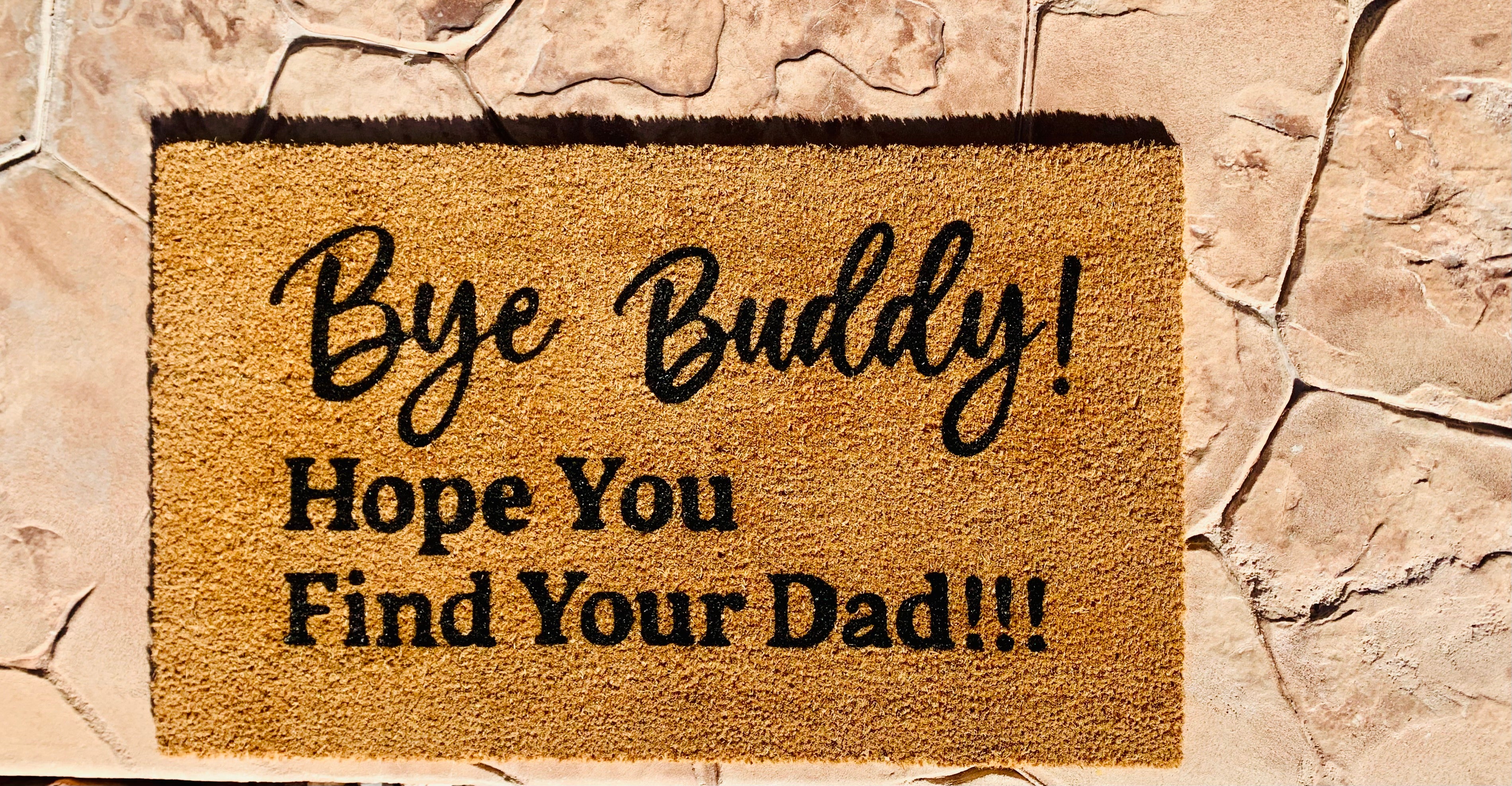 Bye Buddy Elf Christmas Mat